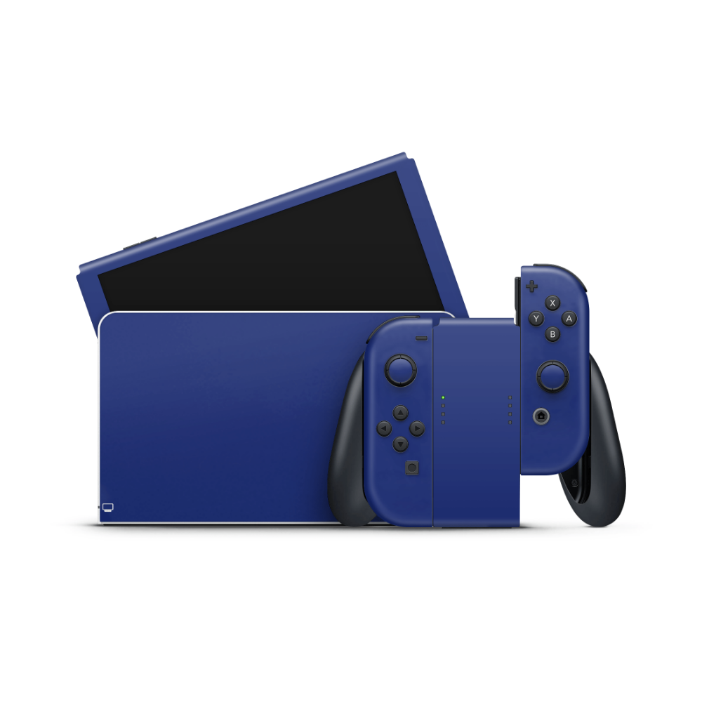 Royal Blue Nintendo Switch OLED Skin