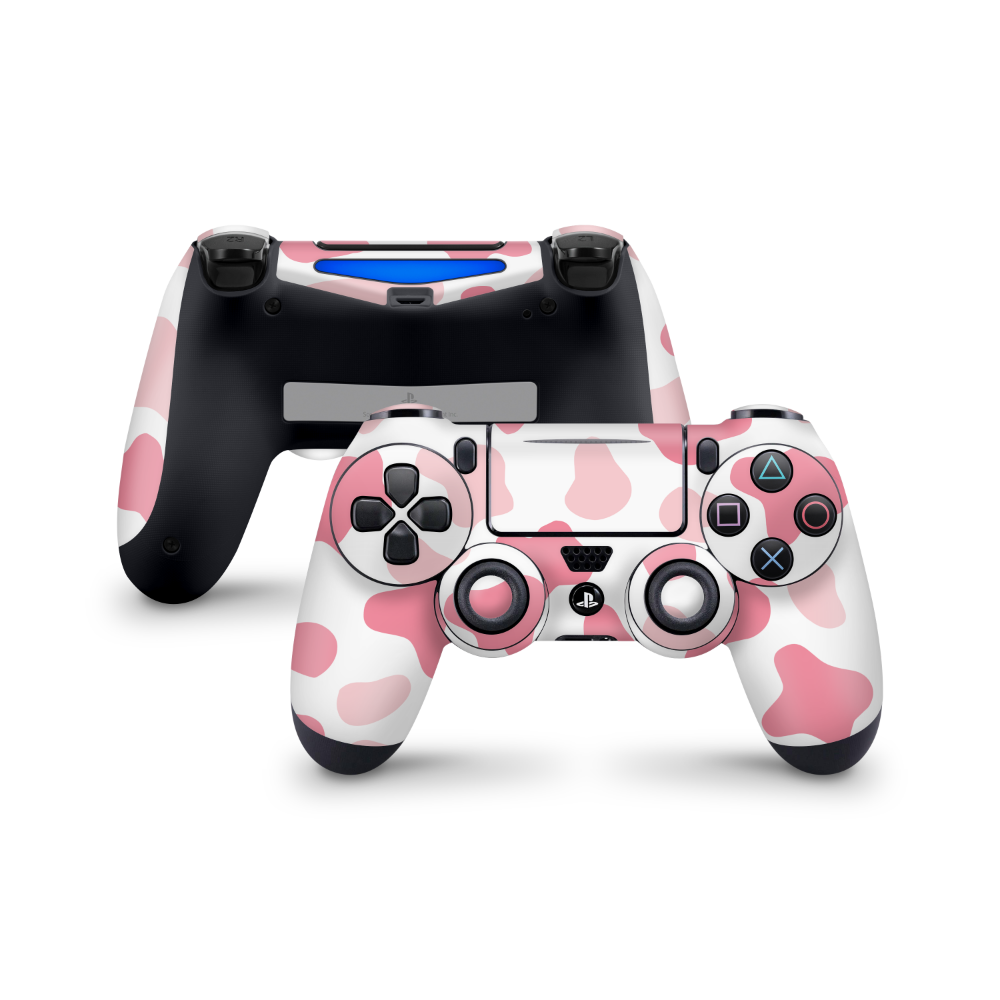 Strawberry Moo Moo PS4 Dualshock Controller Skin