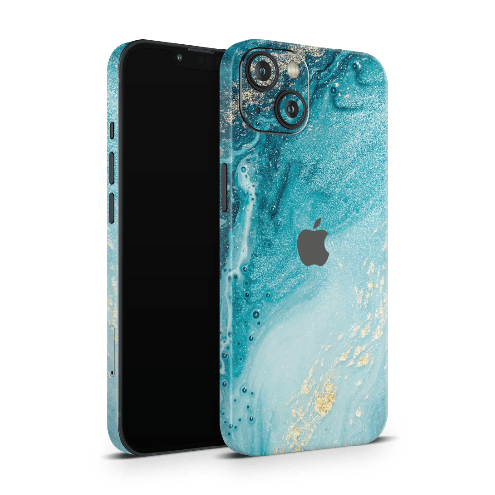 Aqua Beach Apple iPhone Skins