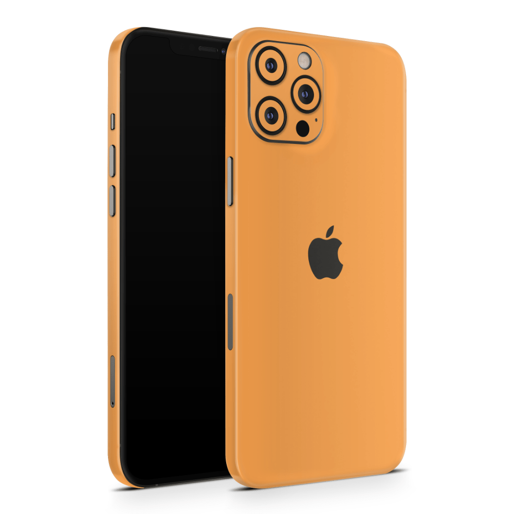 Retro Orange Apple iPhone Skins
