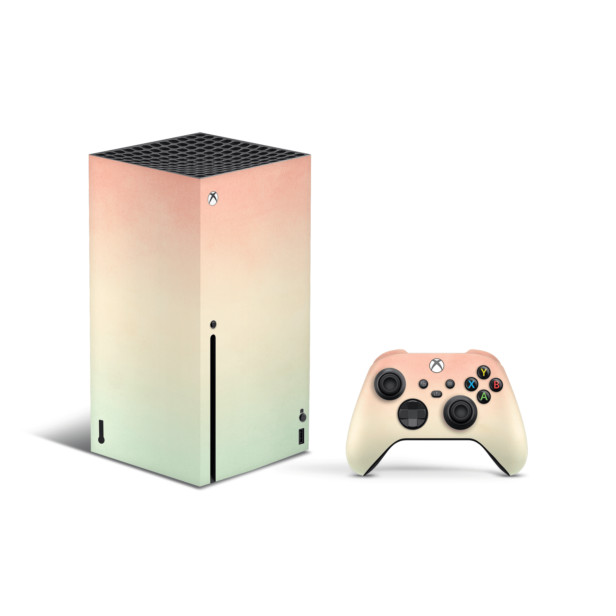 Peachy Sunset Xbox Series x Skin Console Only