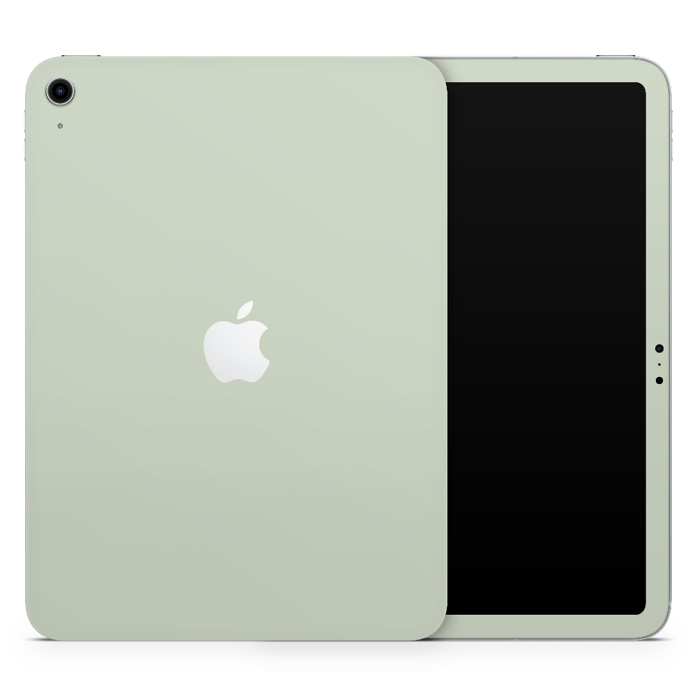 Sage Green Apple iPad Skin