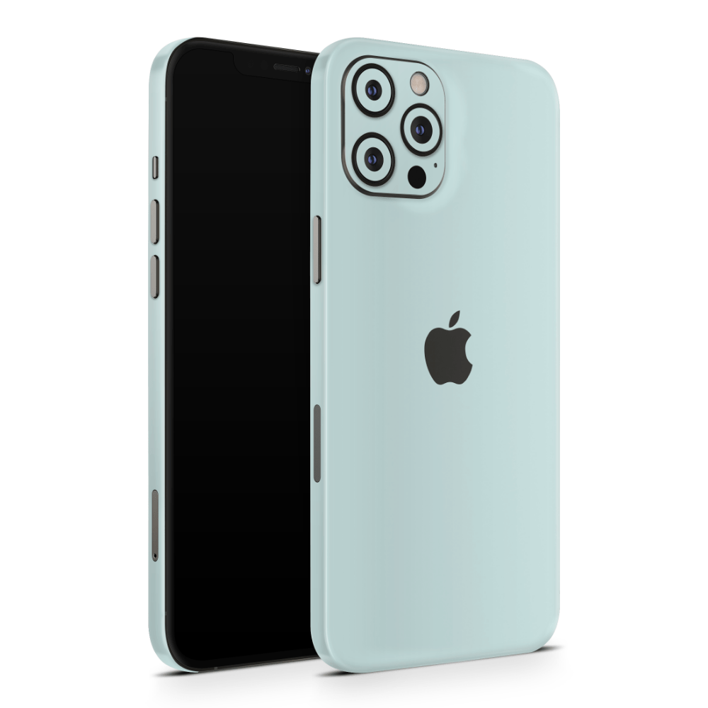 Dusty Blue Apple iPhone Skins