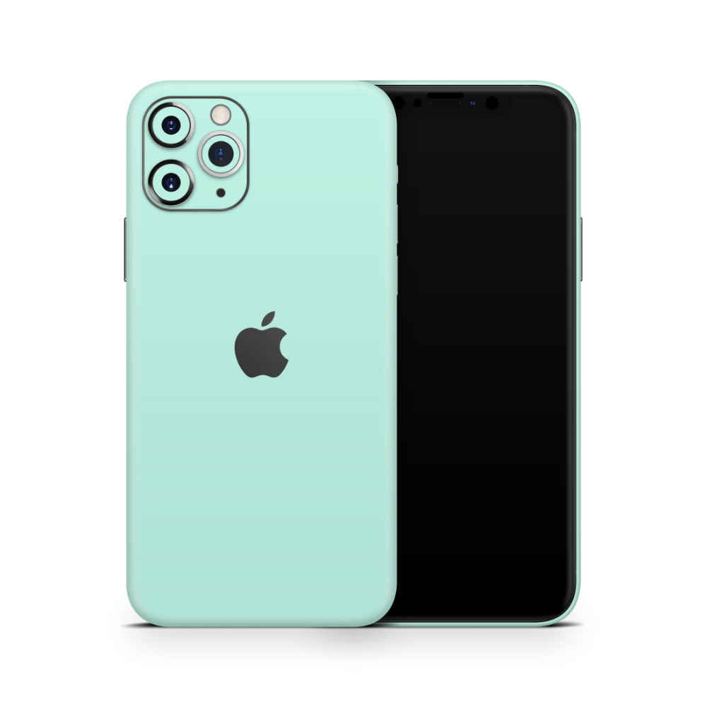 Pastel Mint Apple iPhone Skins