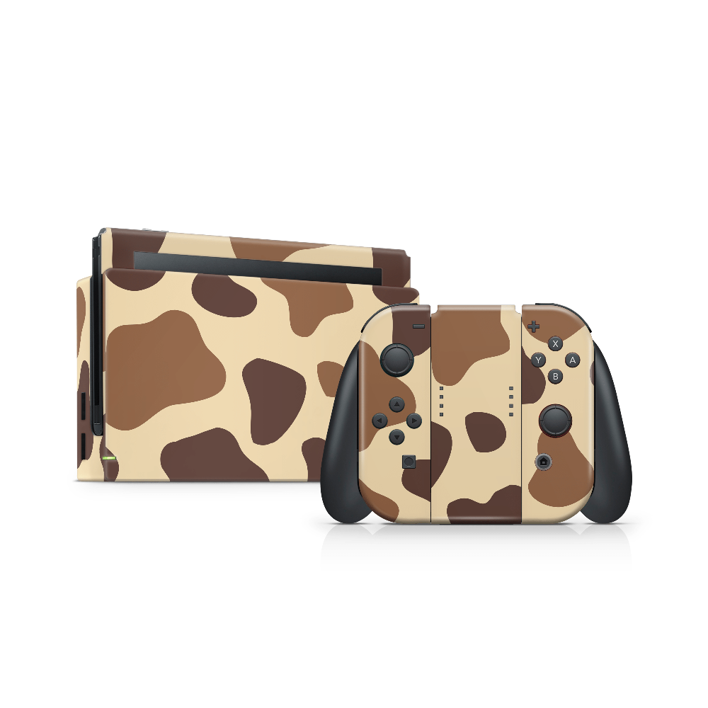 Chocolate Moo Moo Nintendo Switch Skin