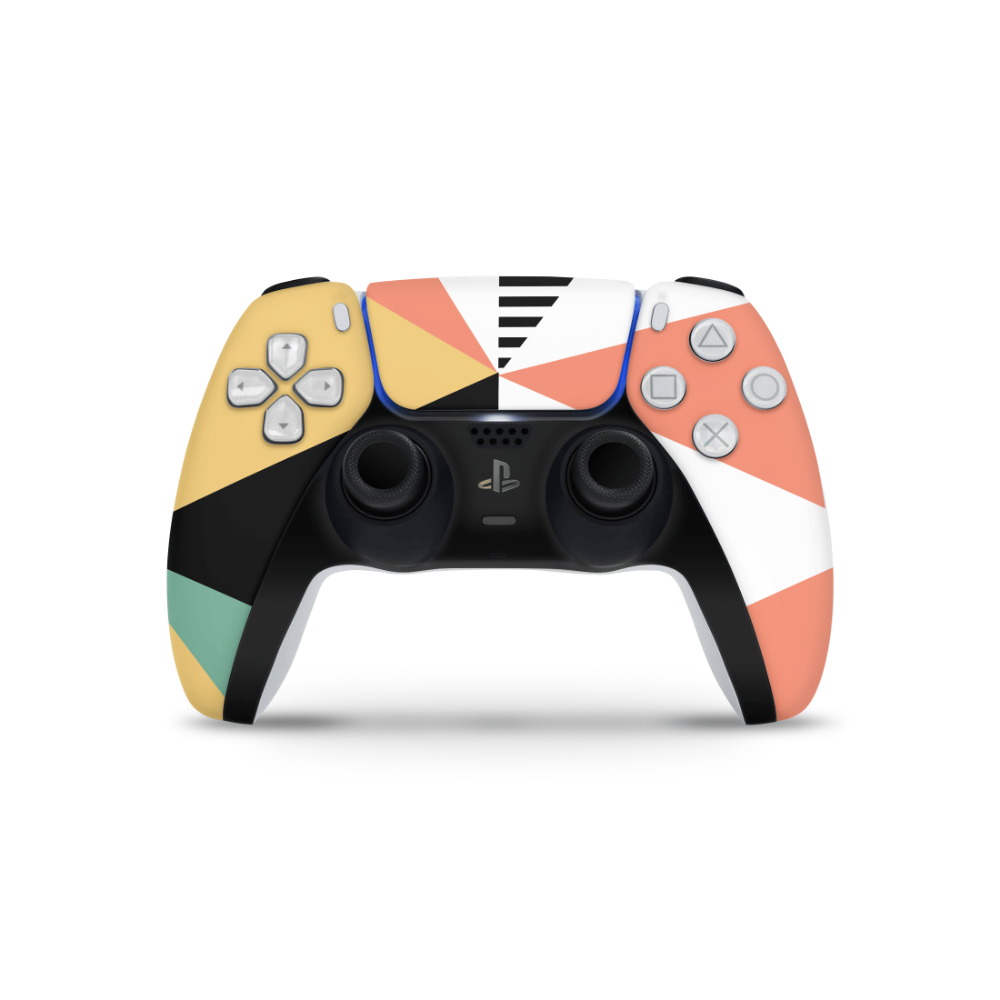 Retro Geo PS5 Controller Skin