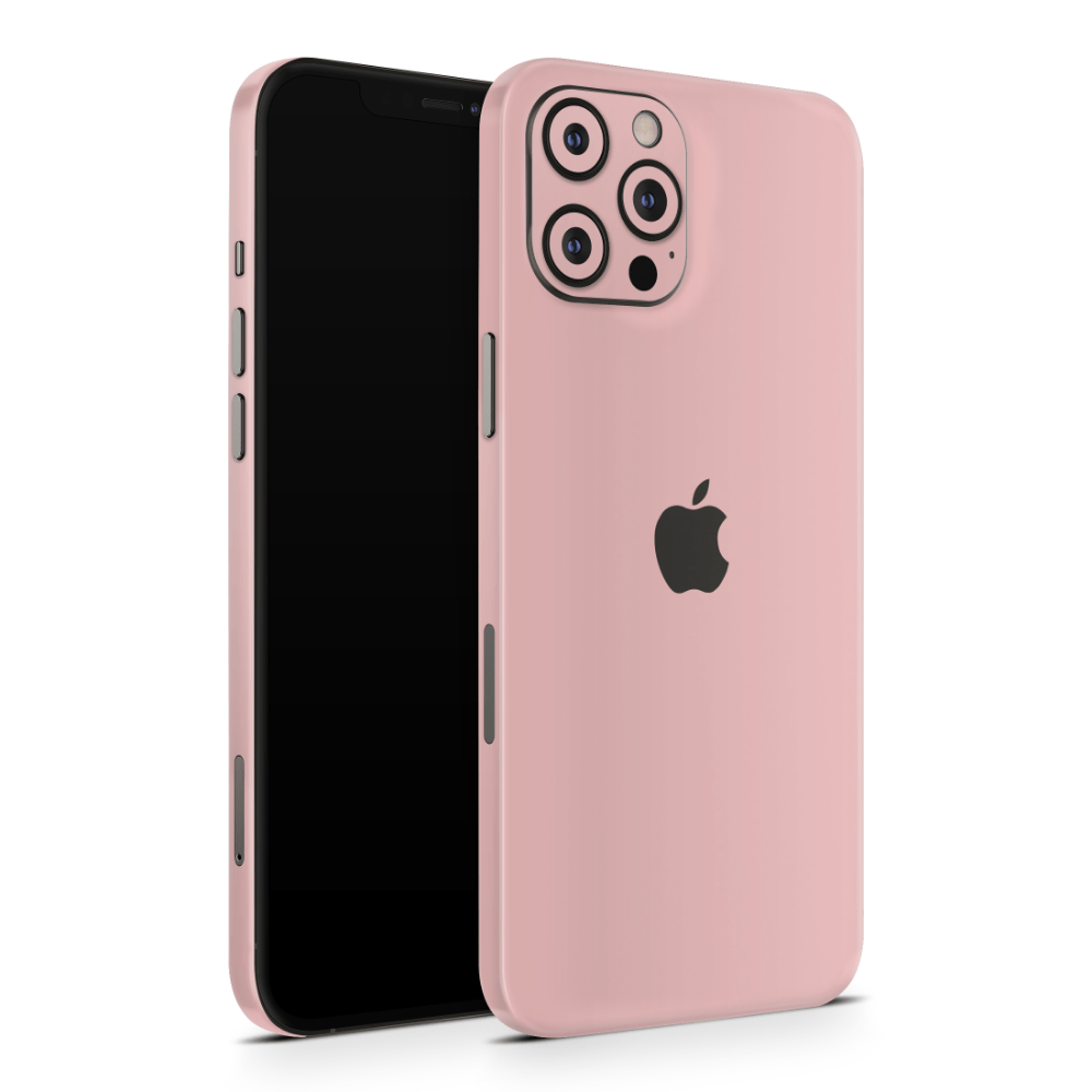 Mauve Pink Apple iPhone Skins