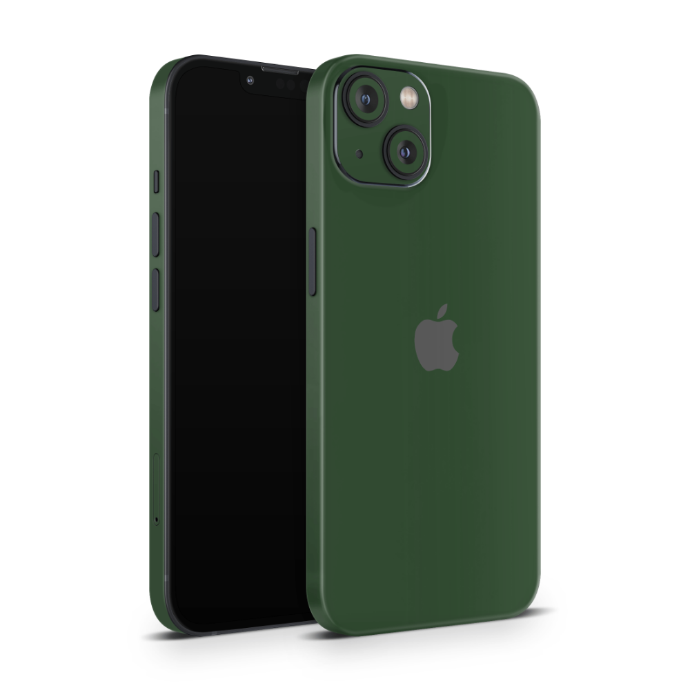 Forest Green Apple iPhone Skins