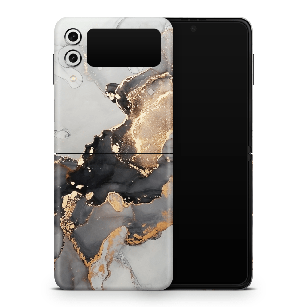 Black Marble Samsung Galaxy Z Flip / Fold Skins