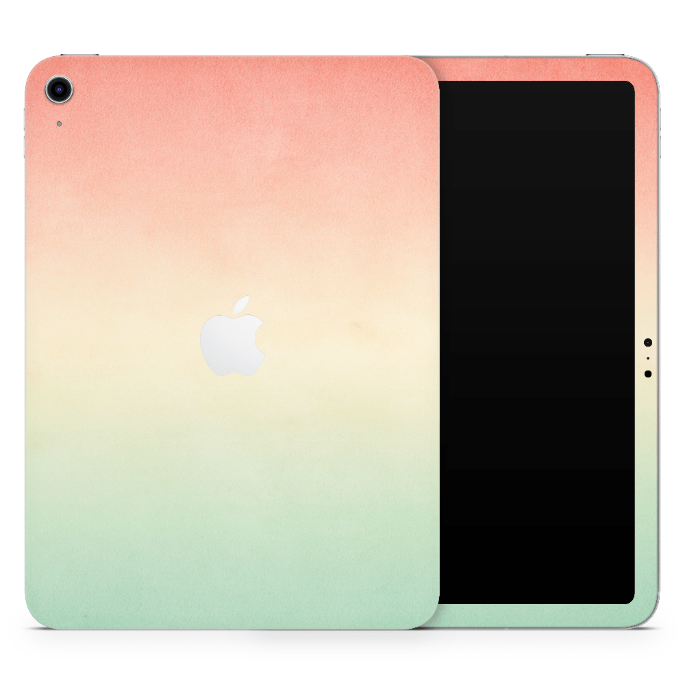 Peachy Sunset Apple iPad Skin