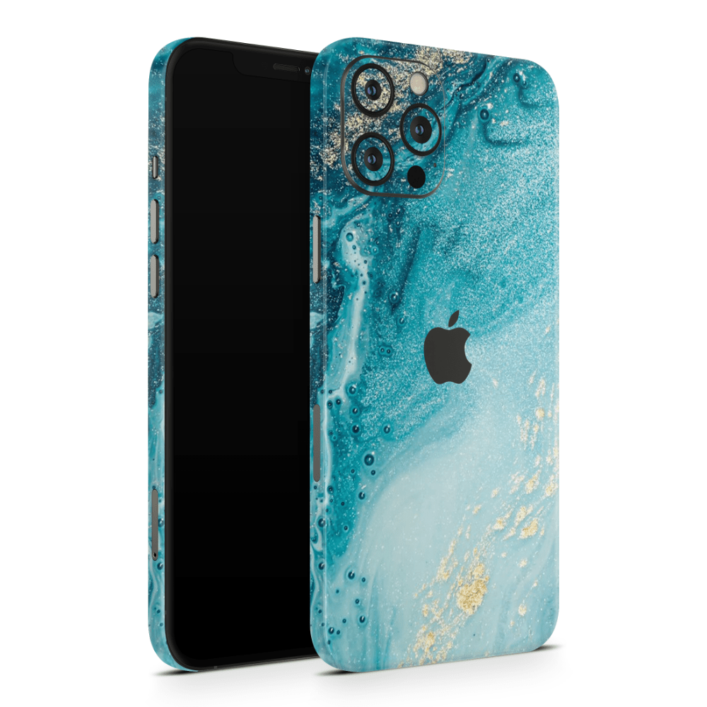 Aqua Beach Apple iPhone Skins