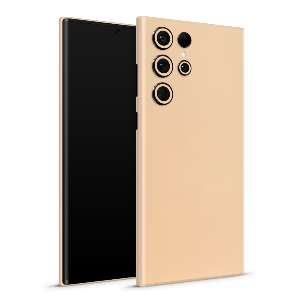 Creme Orange Samsung Galaxy S Skins
