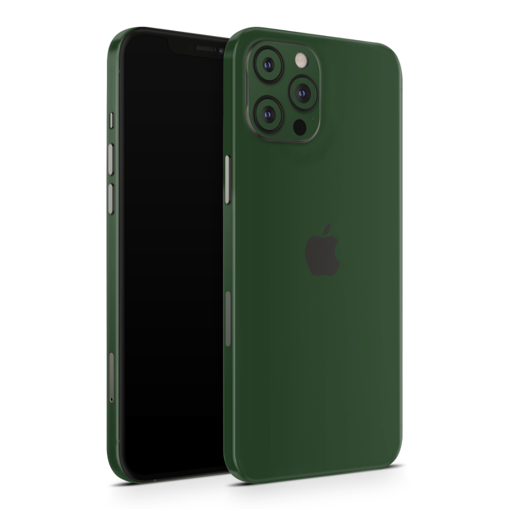 Forest Green Apple iPhone Skins