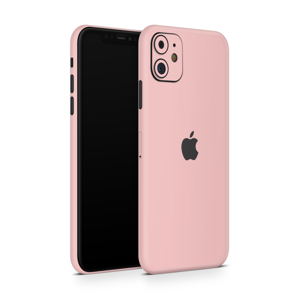 Mauve Pink Apple iPhone Skins