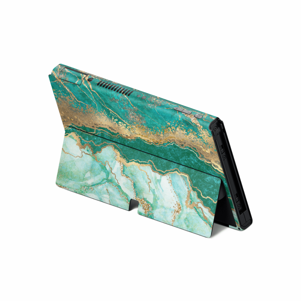Emerald Beach Nintendo Switch OLED Skin