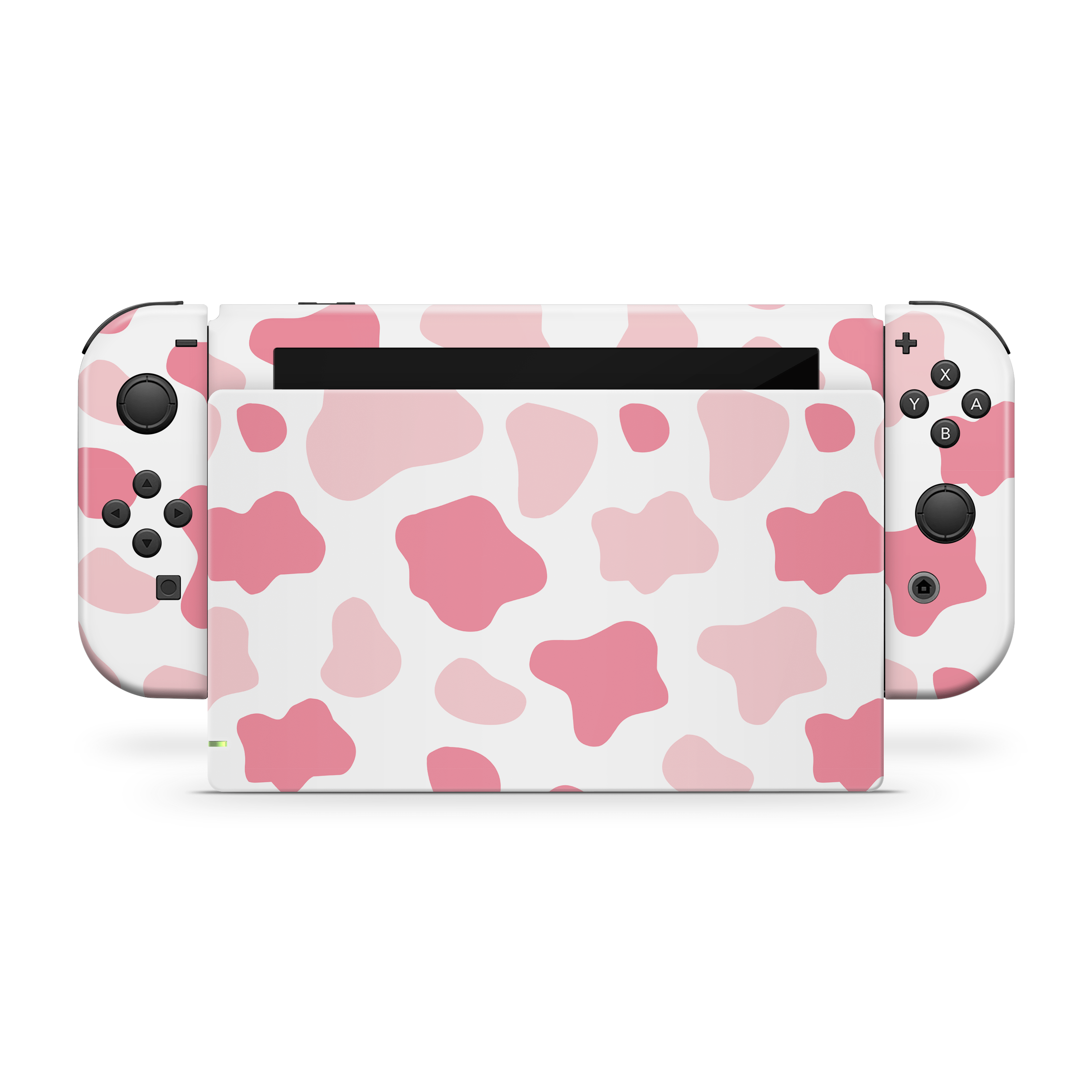 Strawberry Moo Moo Nintendo Switch Skin