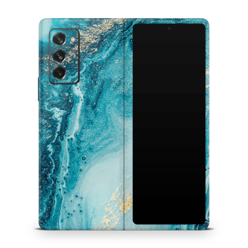 Aqua Beach Samsung Galaxy Z Flip / Fold Skins