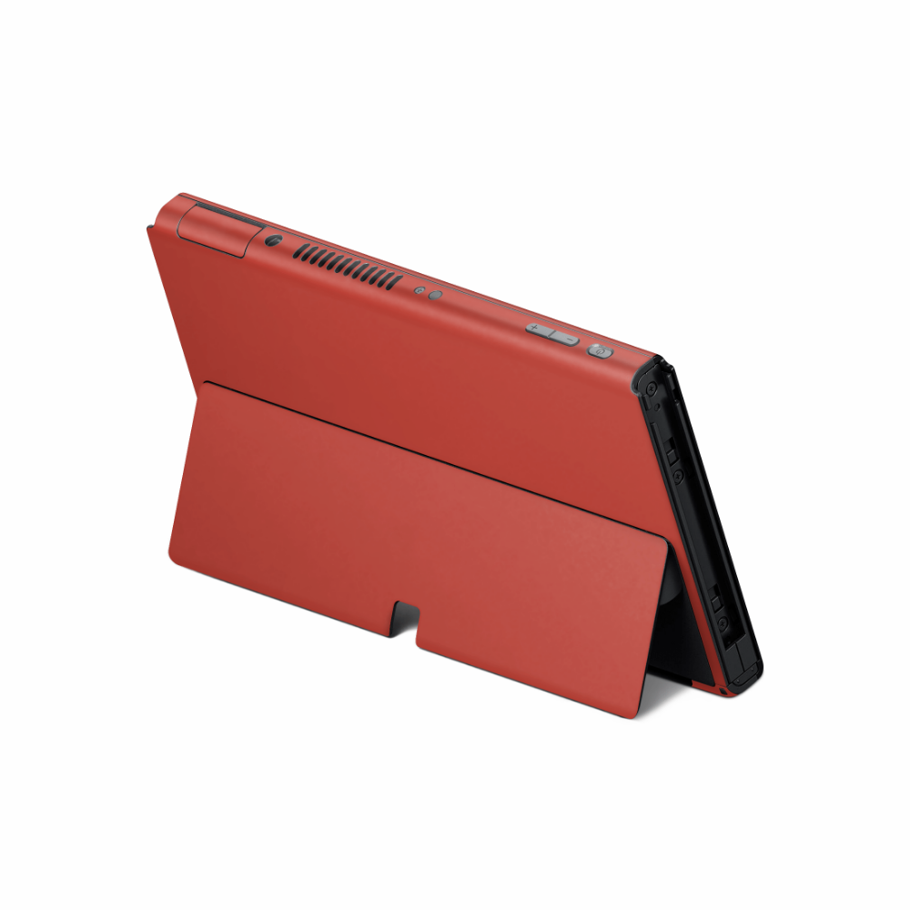 Cherry Red Nintendo Switch OLED Skin