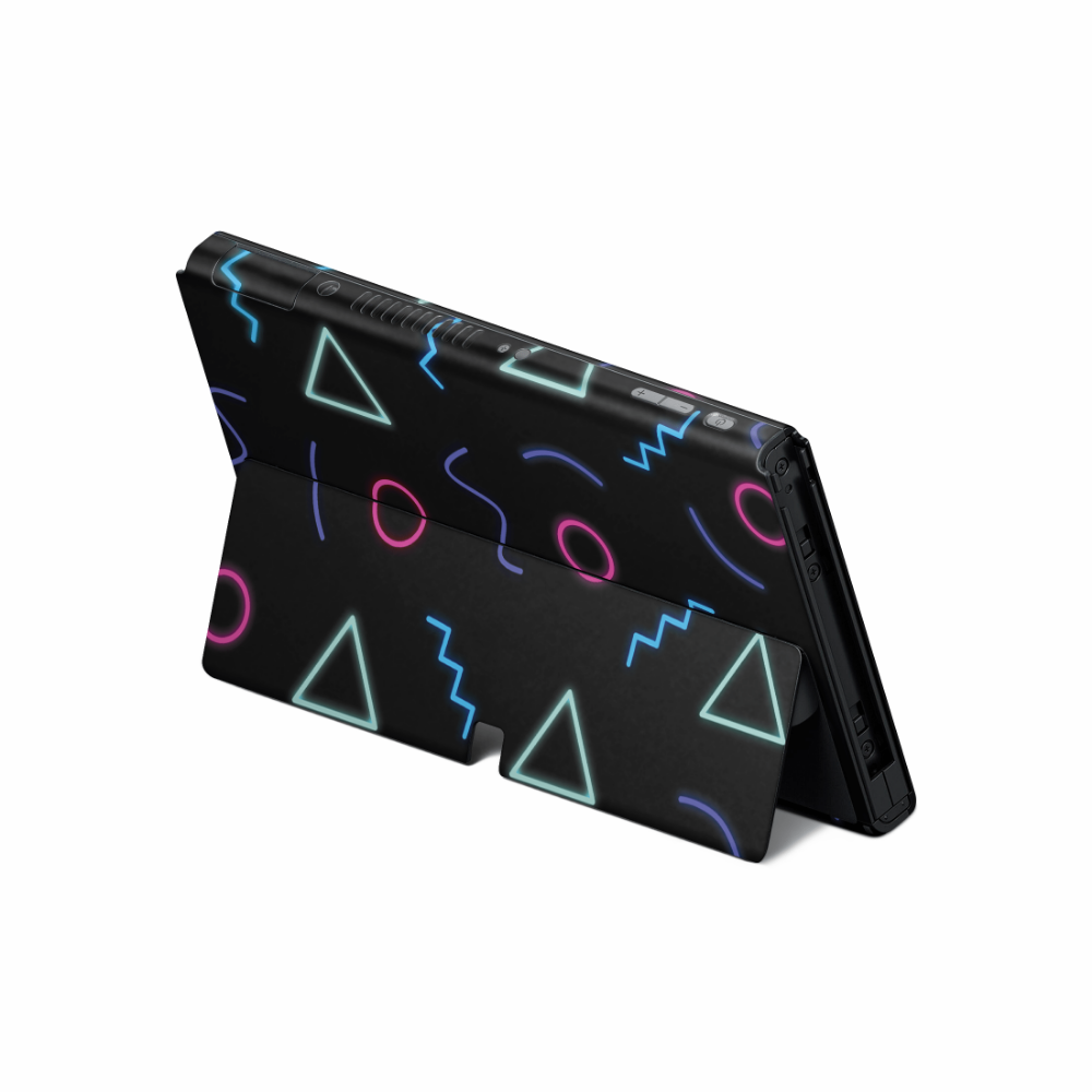 Cool Electric Nintendo Switch OLED Skin