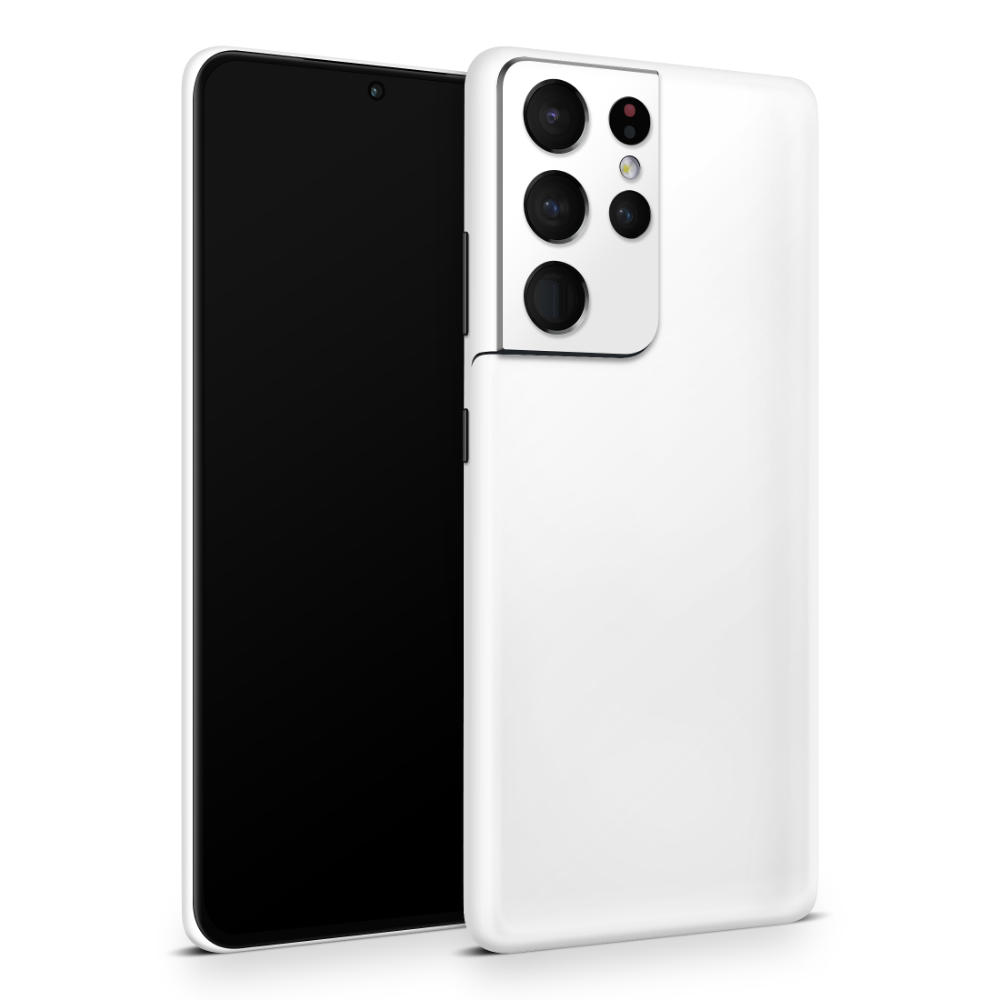 Crisp White Samsung Galaxy S Skins