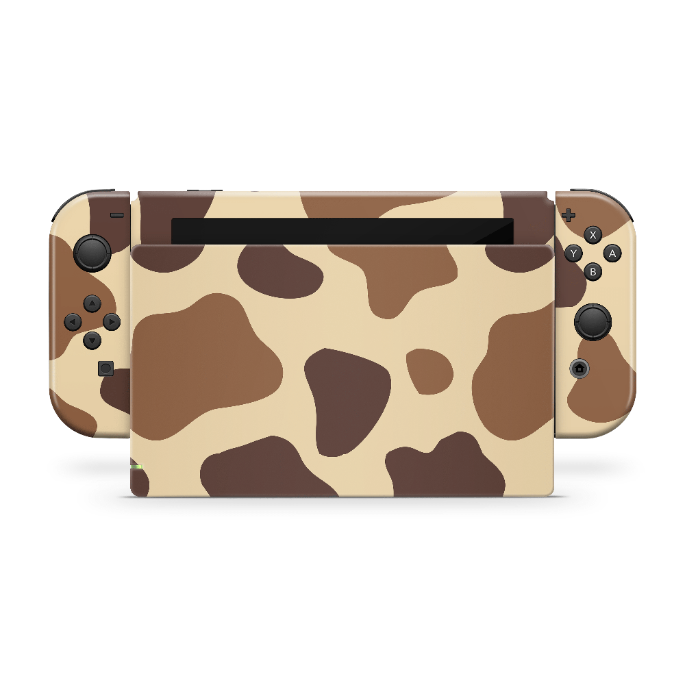 Chocolate Moo Moo Nintendo Switch Skin