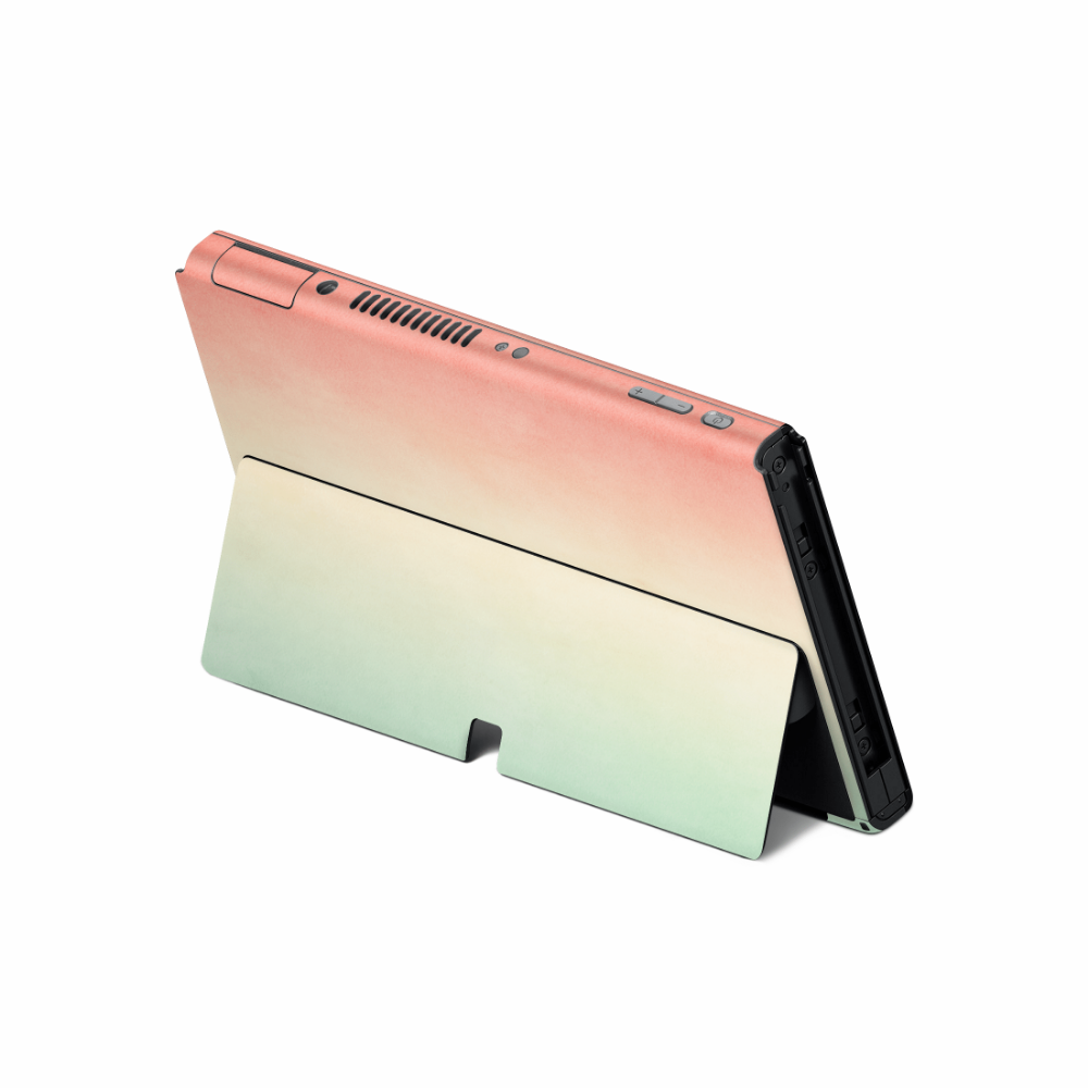 Peachy Sunset Nintendo Switch OLED Skin
