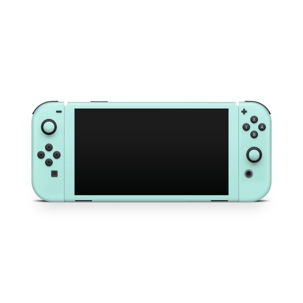 Cool Mint Nintendo Switch OLED Skin