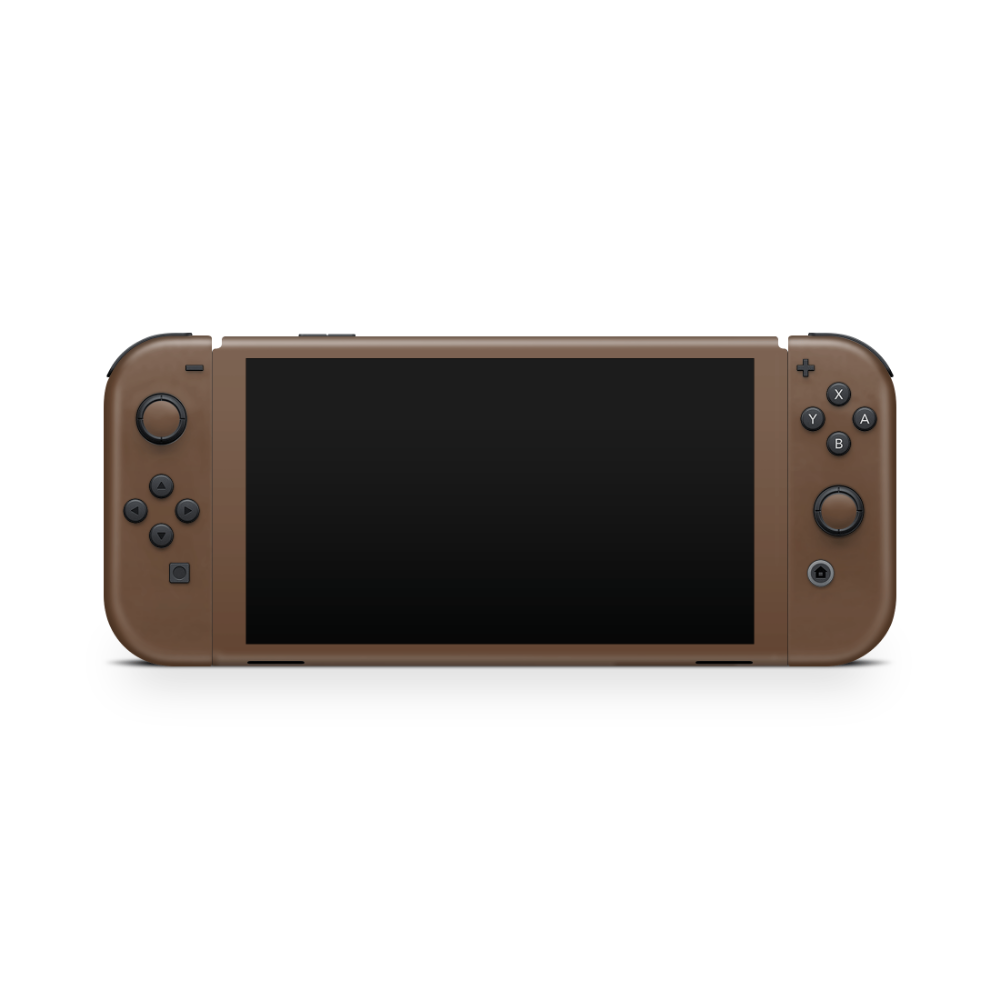 Dark Chocolate Nintendo Switch OLED Skin