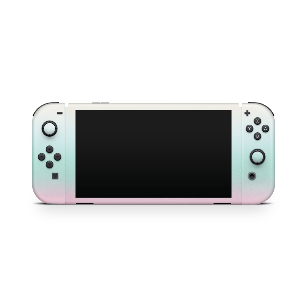 Mint Skies Nintendo Switch OLED Skin