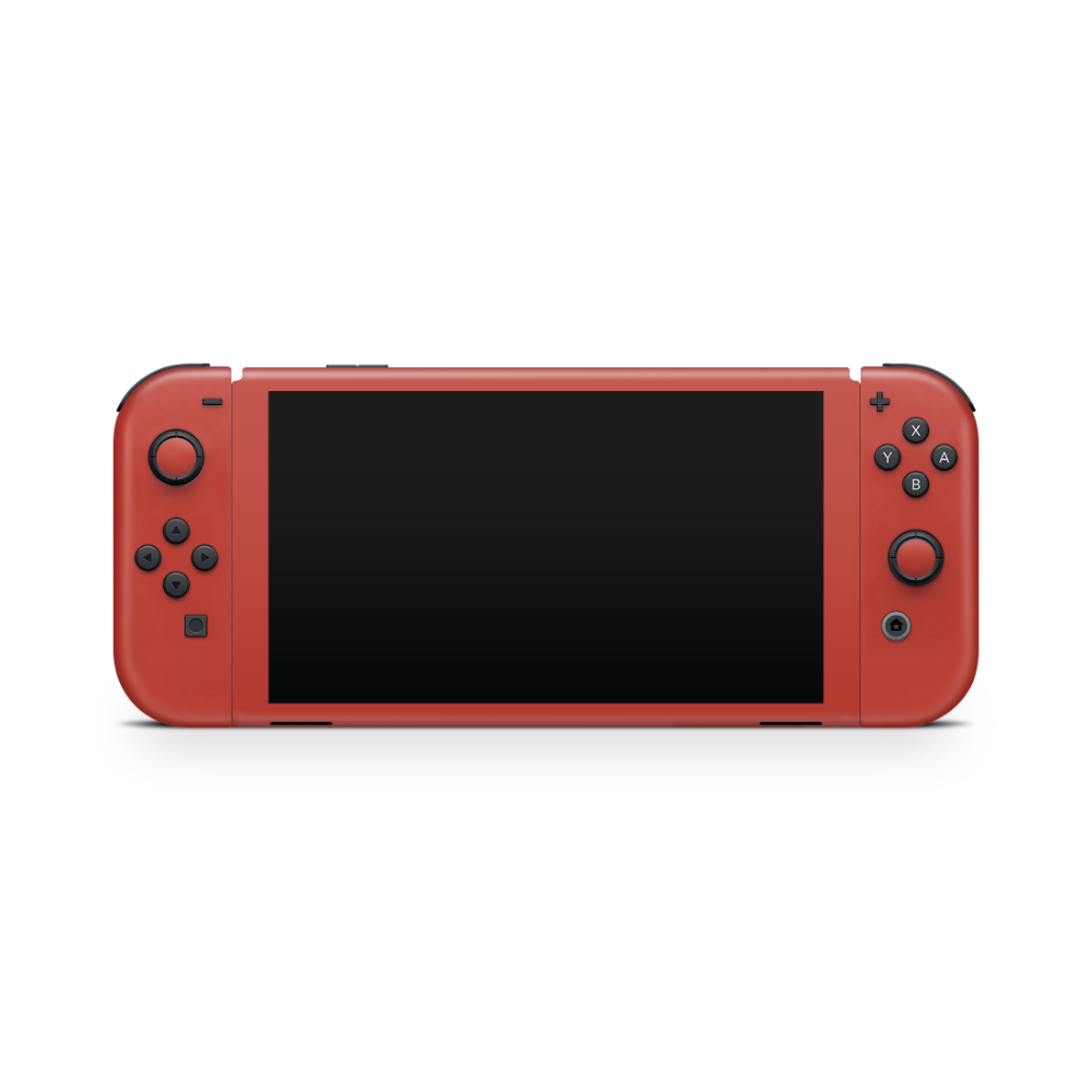 Cherry Red Nintendo Switch OLED Skin