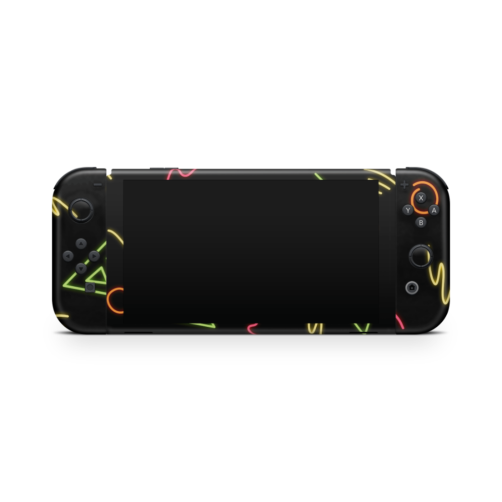 Warm Electric Nintendo Switch OLED Skin