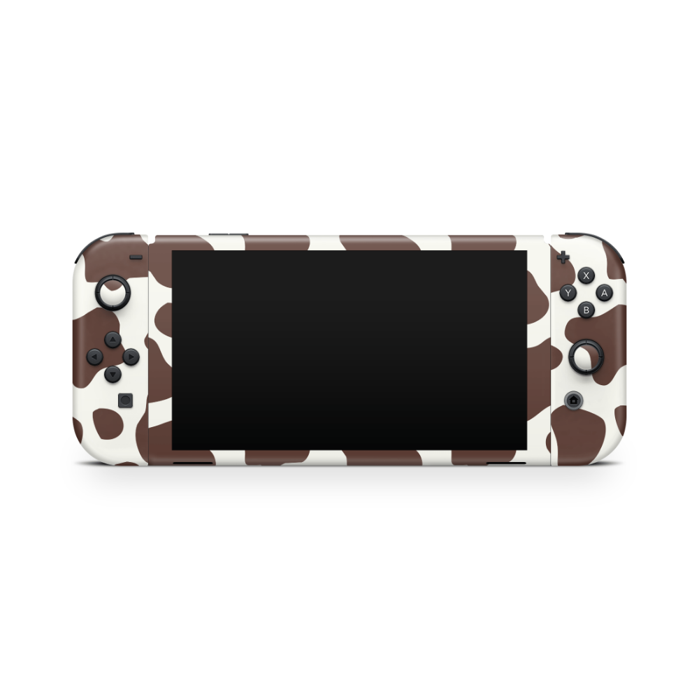 Latte Moo Moo Nintendo Switch OLED Skin