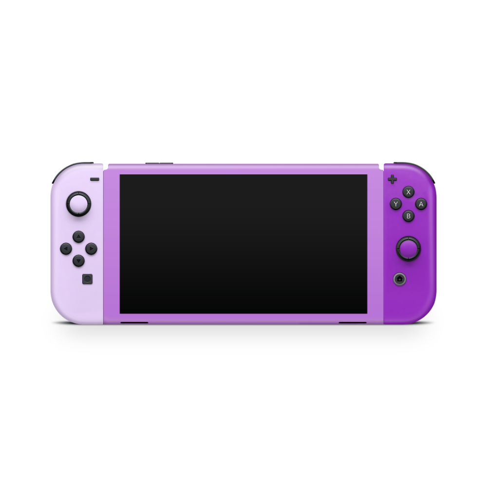 Purple Gradient Nintendo Switch OLED Skin