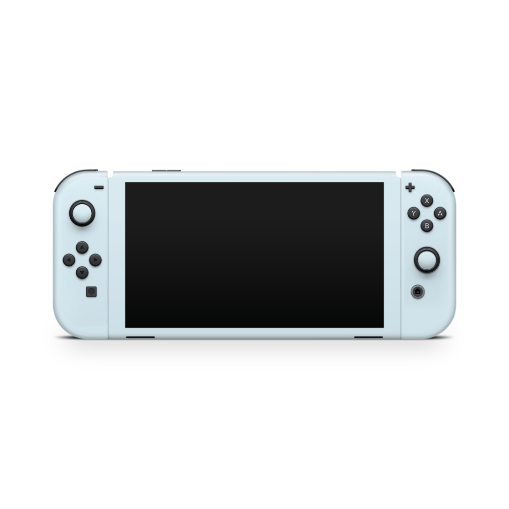 Icy Blue Nintendo Switch OLED Skin