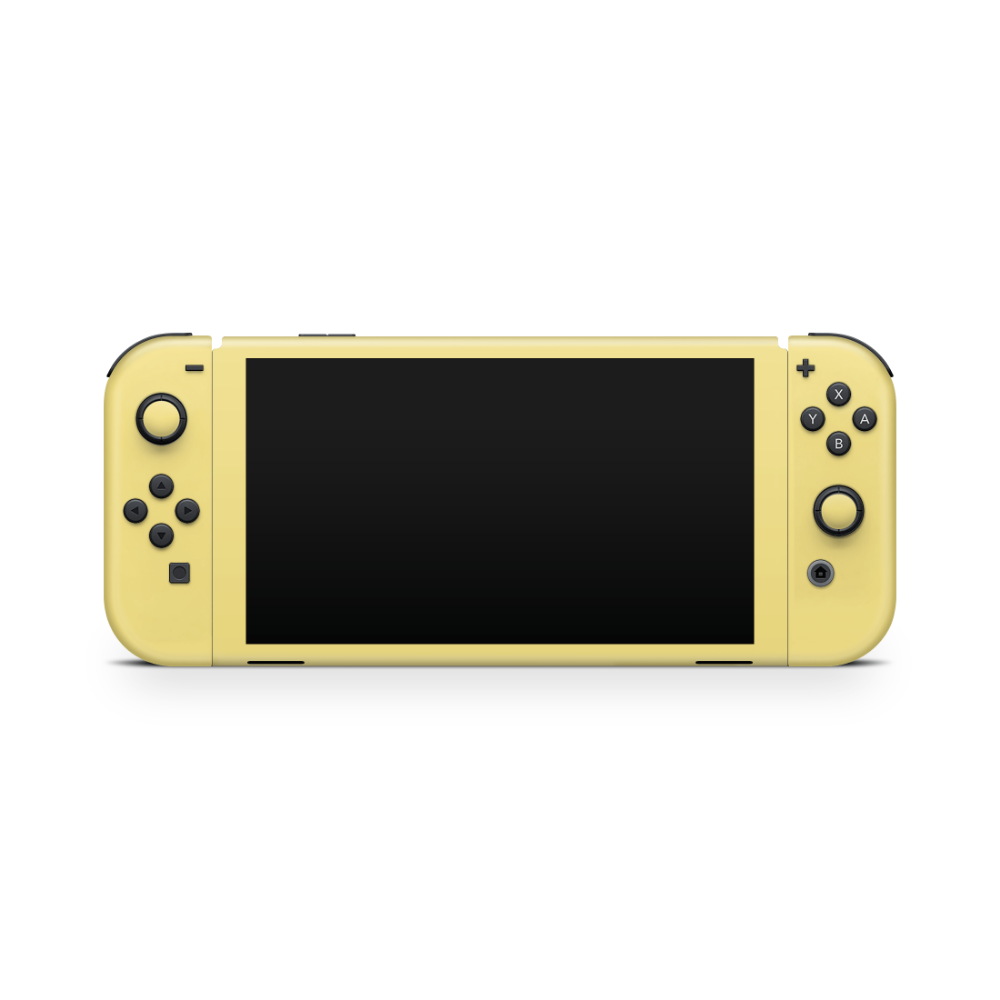 Mustard Yellow Nintendo Switch OLED Skin