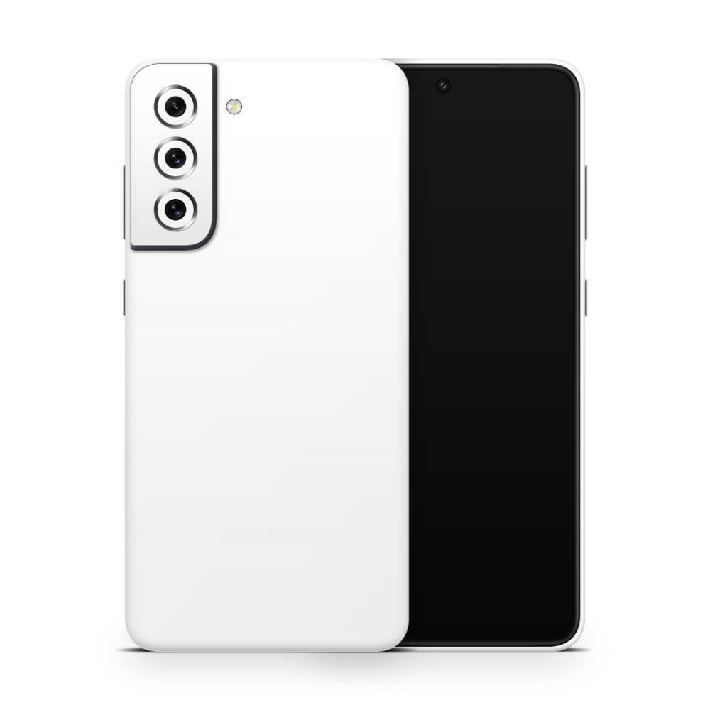 Crisp White Samsung Galaxy S Skins