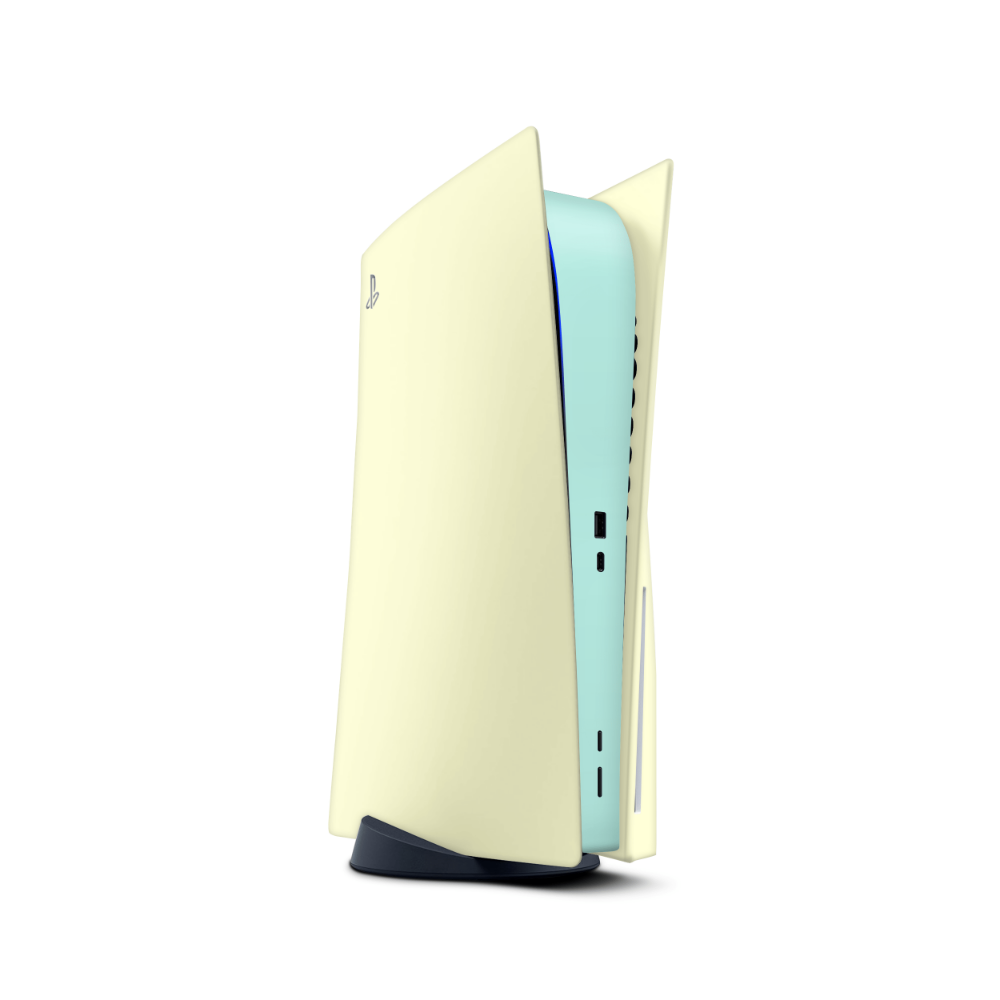 Yellow Mint Retro Pastels PS5 Skins