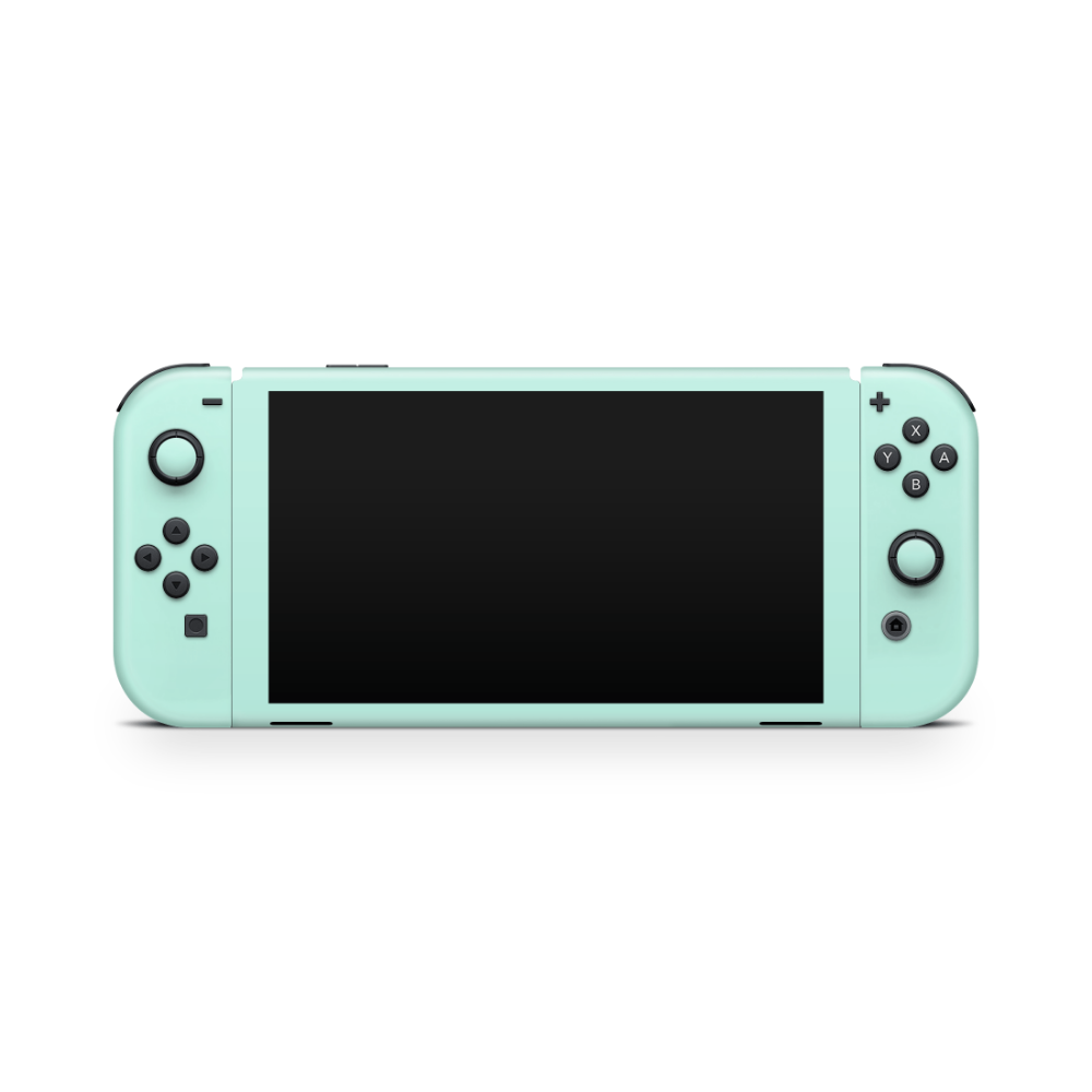 Pastel Mint Nintendo Switch OLED Skin