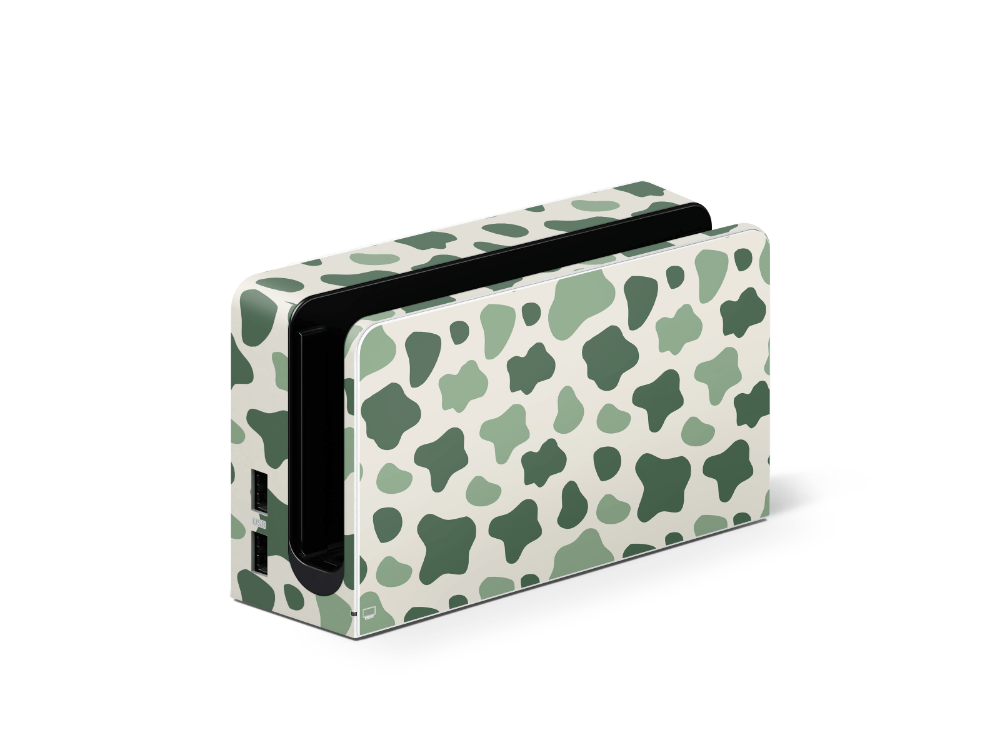 Matcha Moo Moo Nintendo Switch OLED Skin
