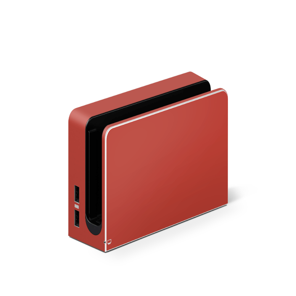 Cherry Red Nintendo Switch OLED Skin