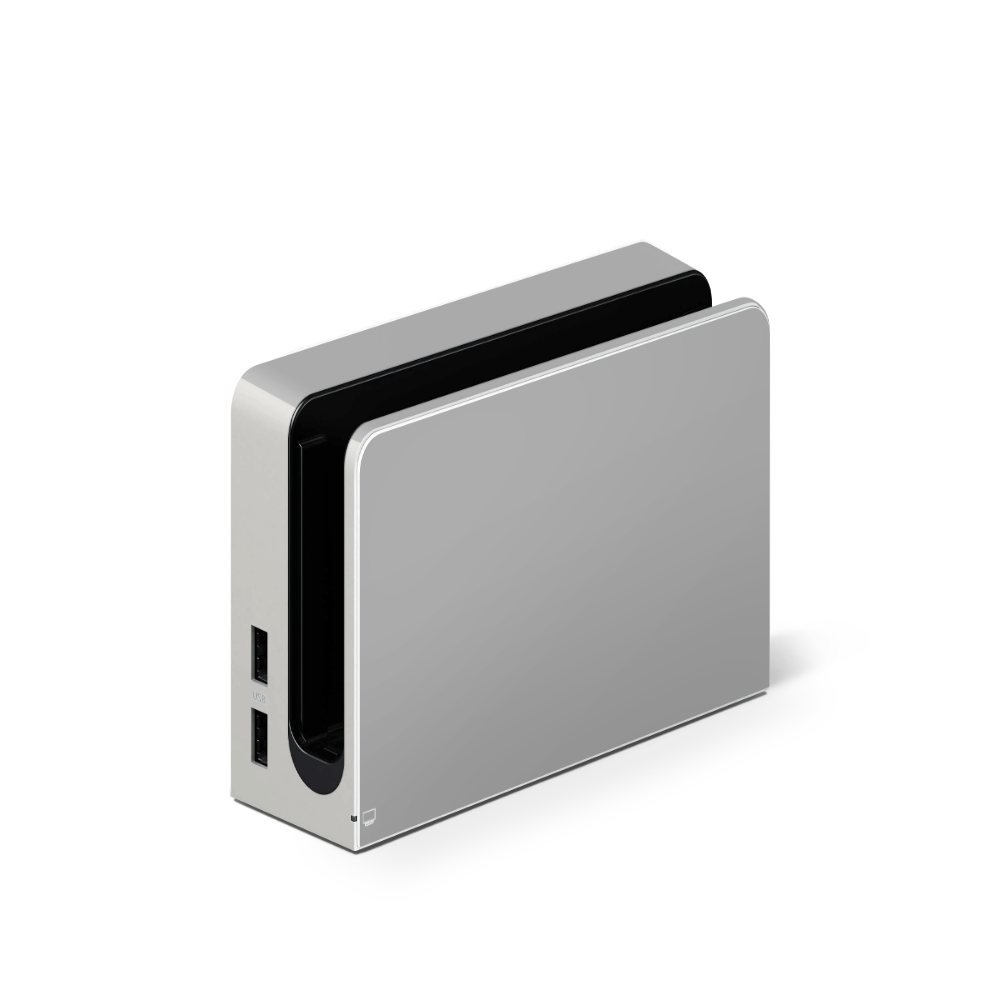 Faded Grey Nintendo Switch OLED Skin