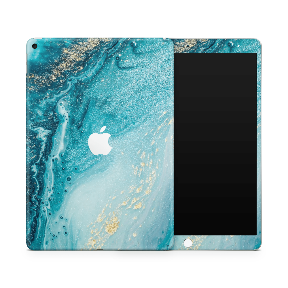 Aqua Beach Apple iPad Skin