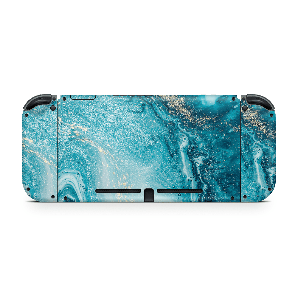 Aqua Beach Nintendo Switch Skin