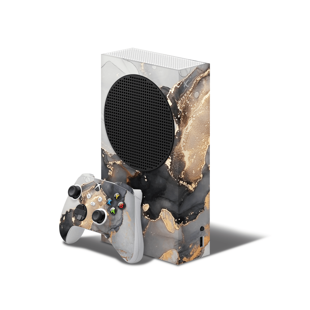 Black Marble Xbox Series S Skin