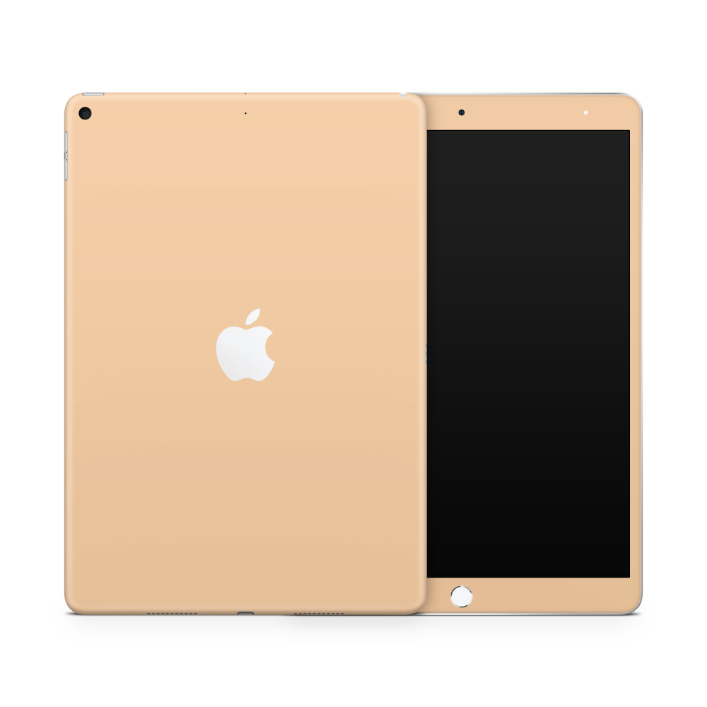 Creme Orange Apple iPad Skin