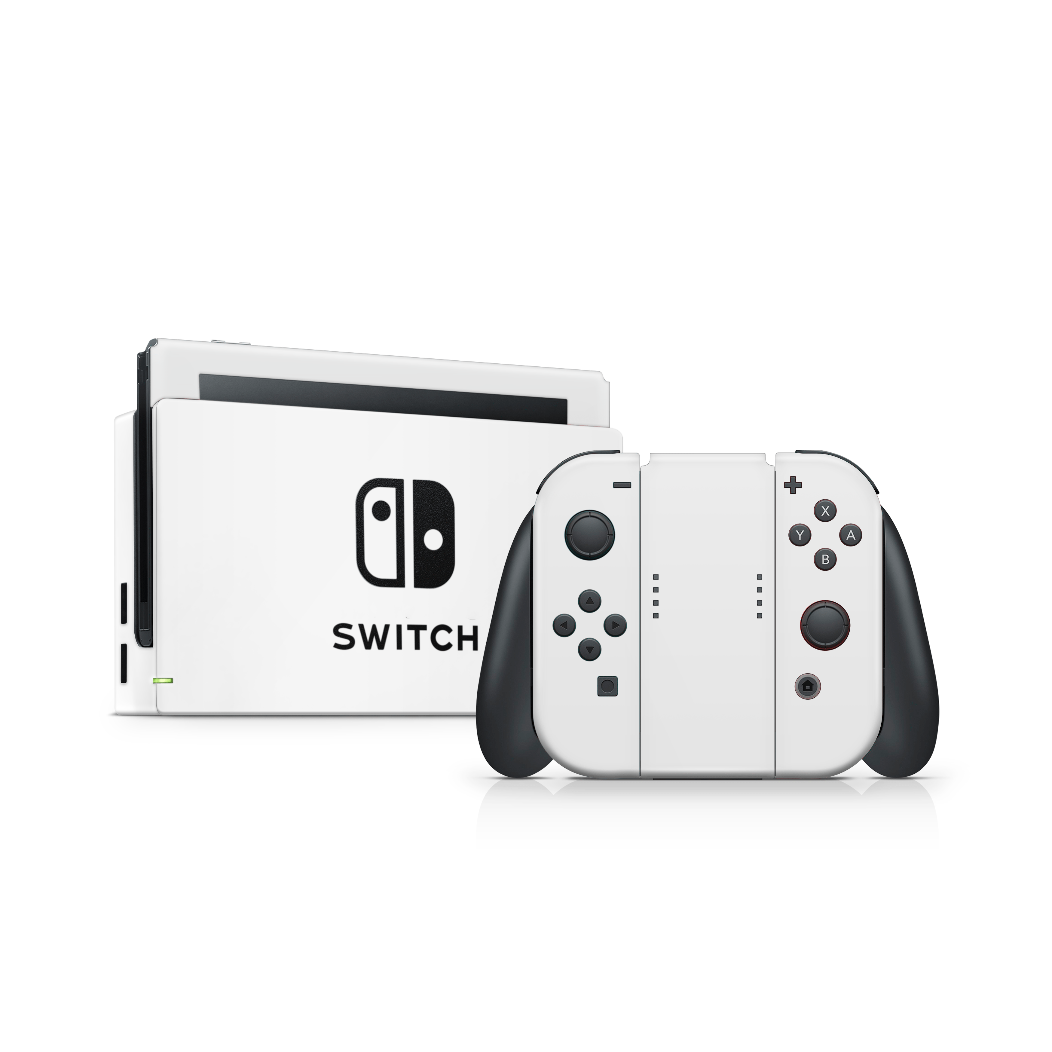 Crisp White Nintendo Switch Skin