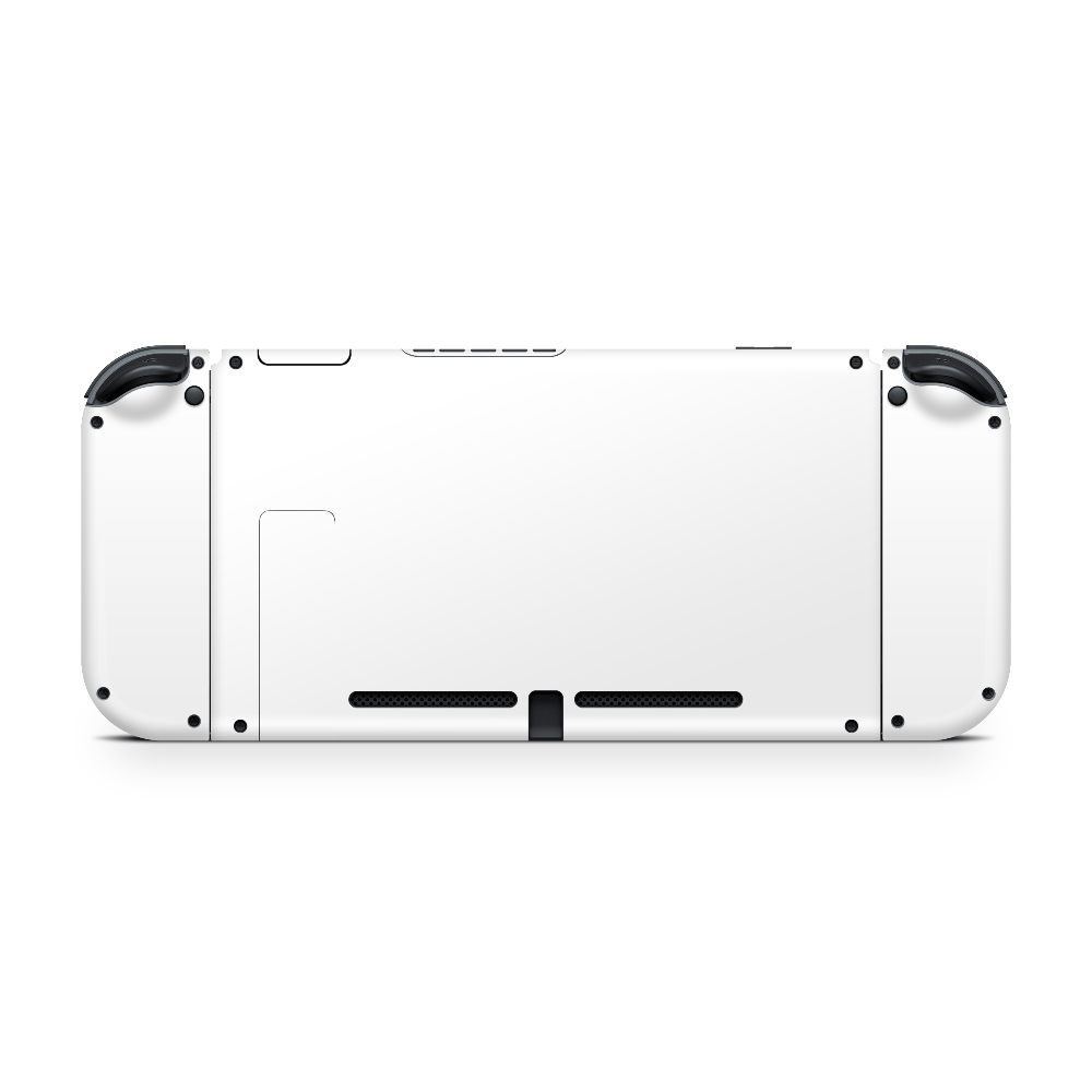 Crisp White Nintendo Switch Skin