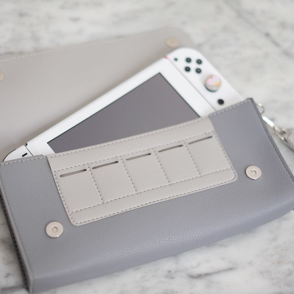 Ash Grey Nintendo Switch Travel Pouch (2 Sizes Available)