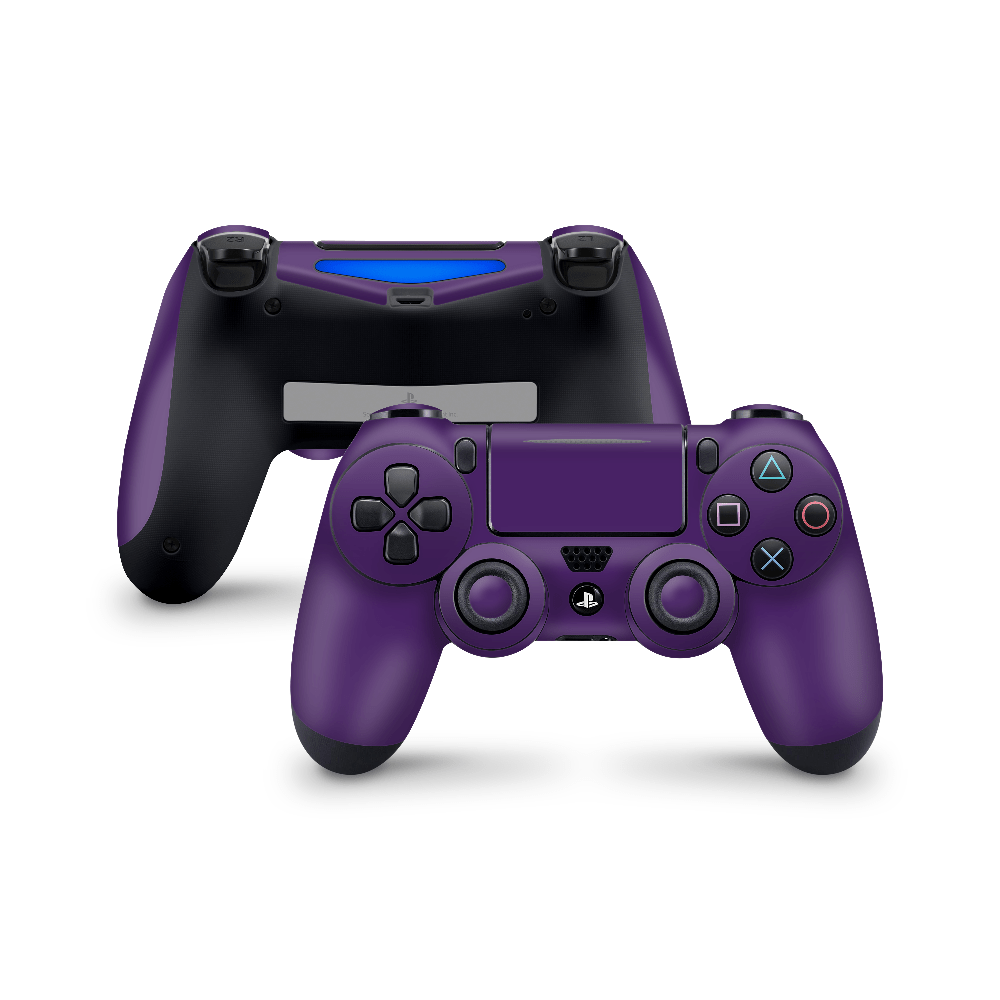 Black and deals purple ps4 controller
