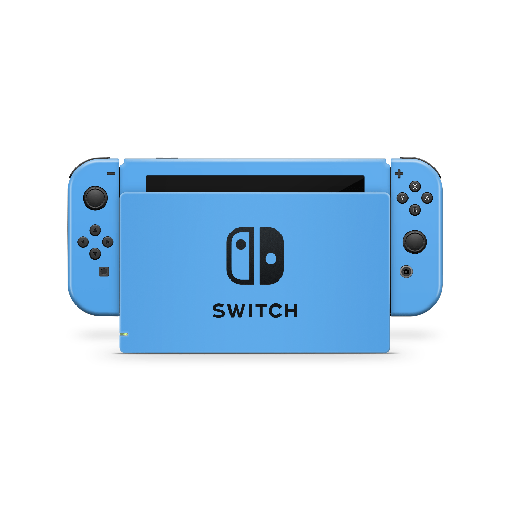 Electric Blue Nintendo Switch Skin